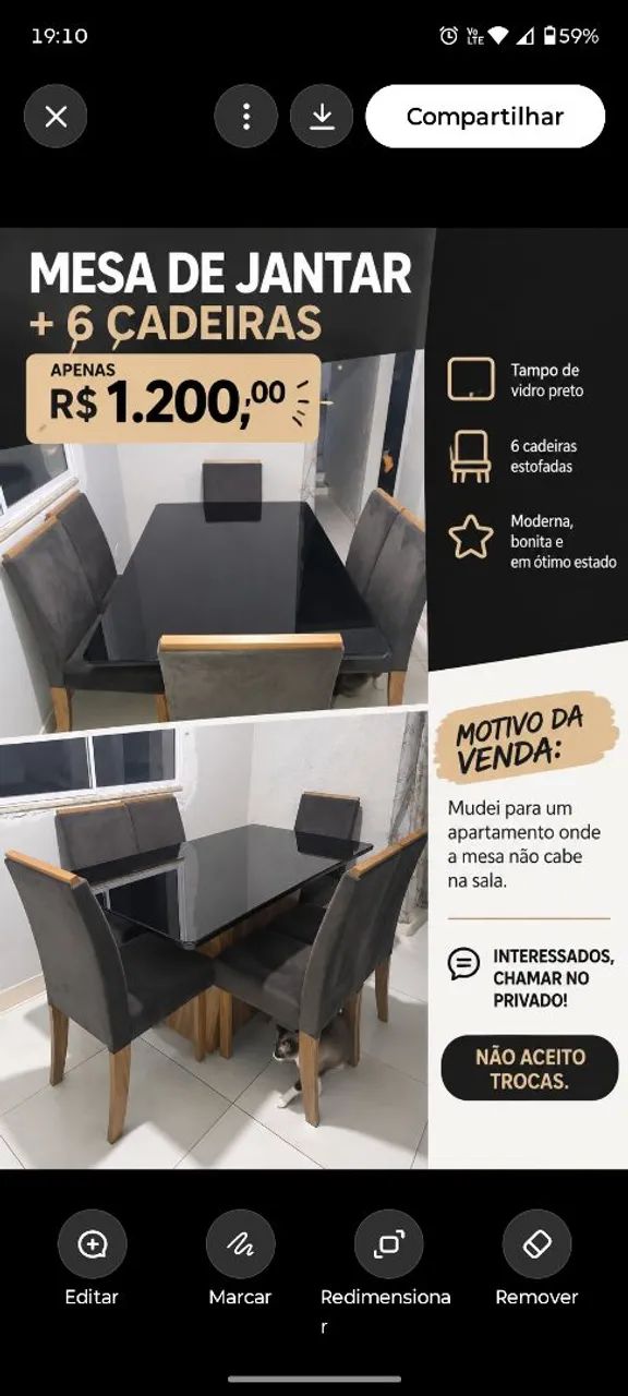 Mesa de jantar