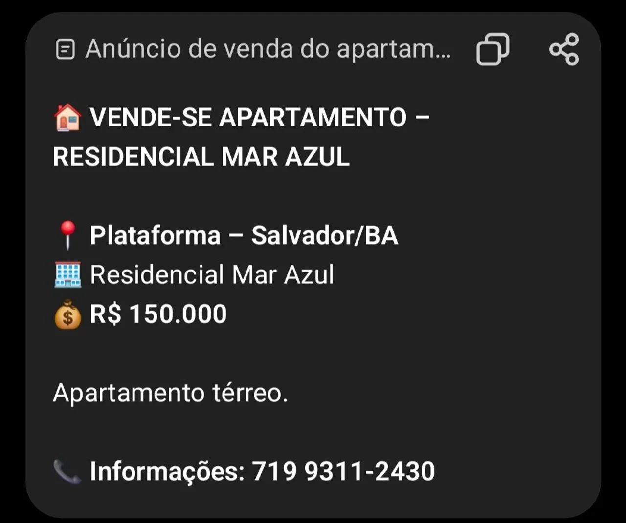 Apartamento 