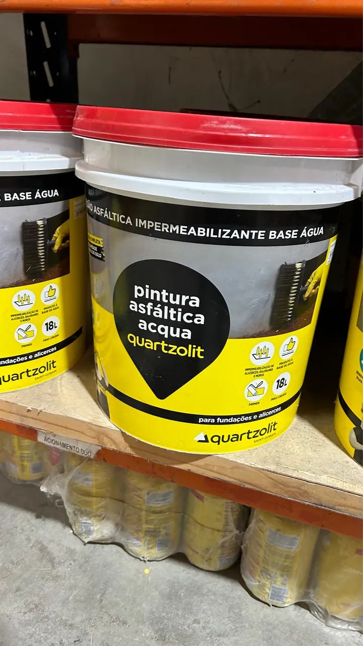 Acqua Quartzolit Asphalt Paint 18L – Protection for Foundations and Walls