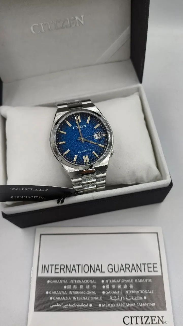 Relógio Citizen tsuyosa automático azul  - Foto 2