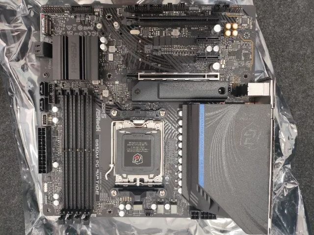 Placa mãe - Asrock B650m PG Riptide + nota fiscal - Foto 5