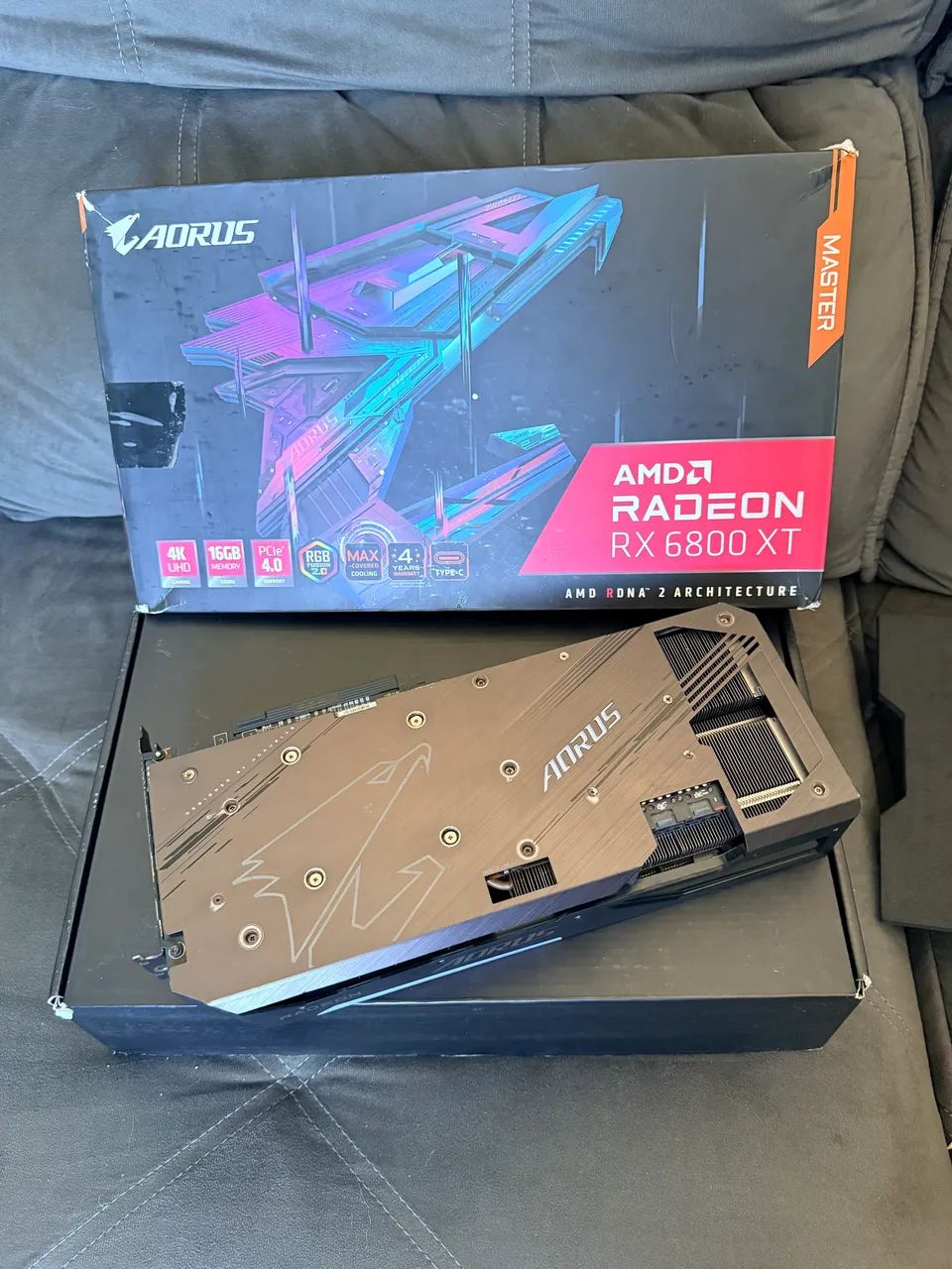 RX 6800 XT AORUS ELITE LCD 16GB  - Foto 3