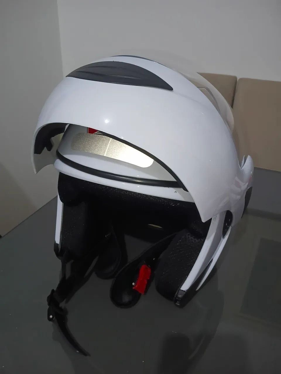 Vendo Capacete V-Pro Jet Solid Escamoteável Pro Tork - Foto 2