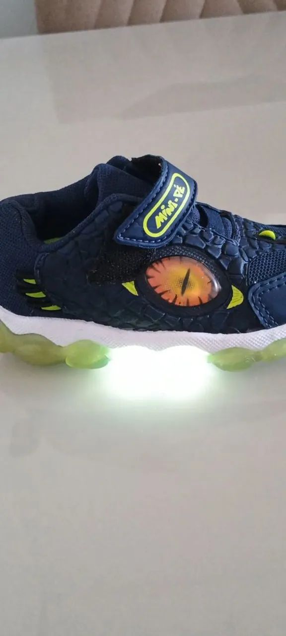 Tênis com led tamanho 25 - Foto 2