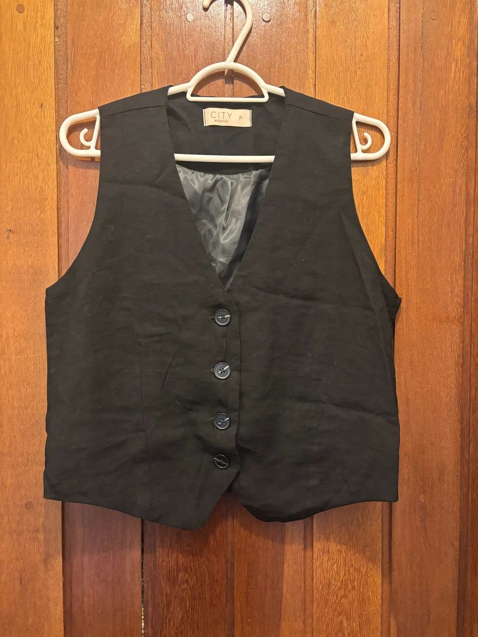 Colete de alfaiataria preto  - Foto 2