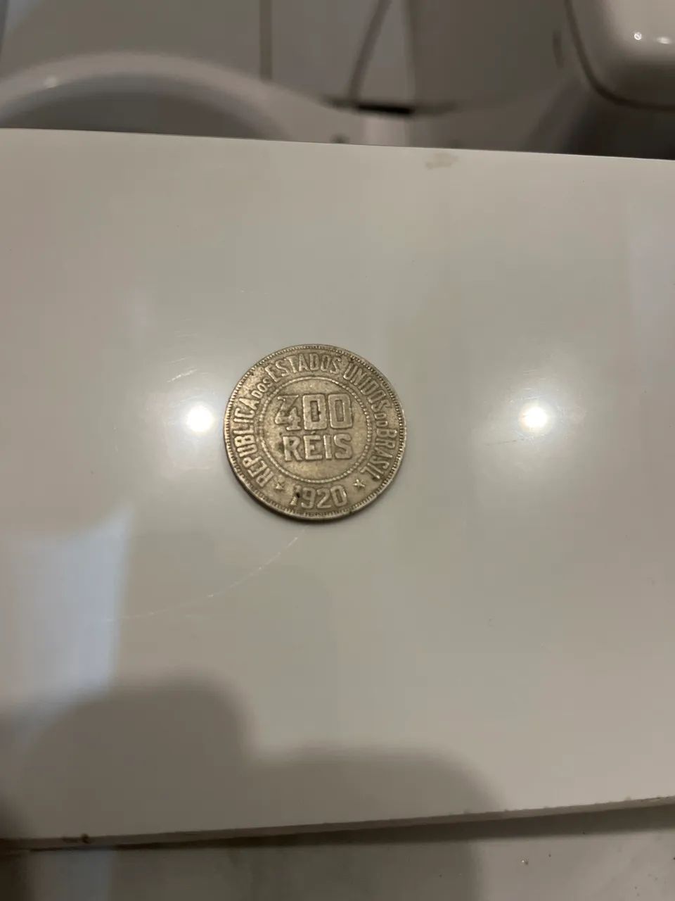 Moeda antiga 400 reis 1920