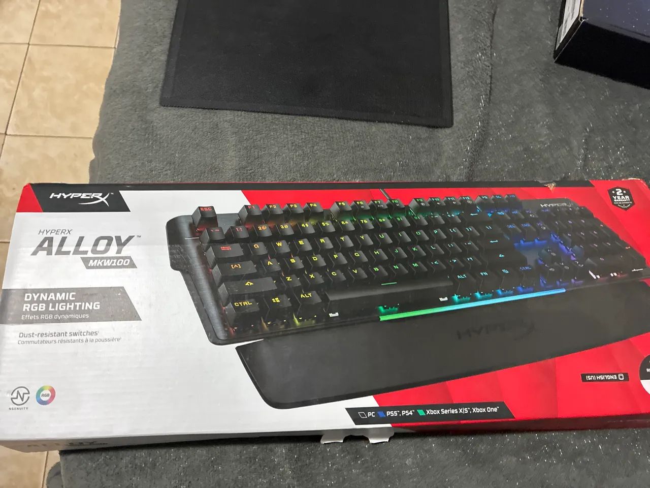 Teclado hyperx alloy mkw100