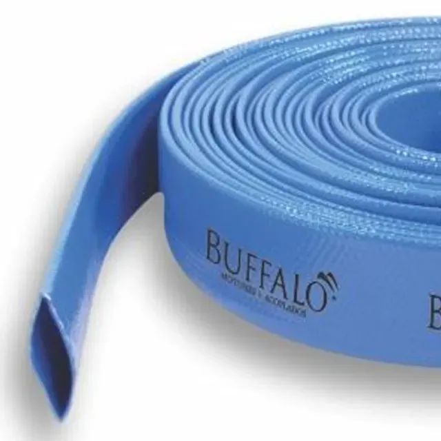 Mangueira de Água Flat Chata Azul 50 Metros 2 Polegadas Buffalo - Foto 2
