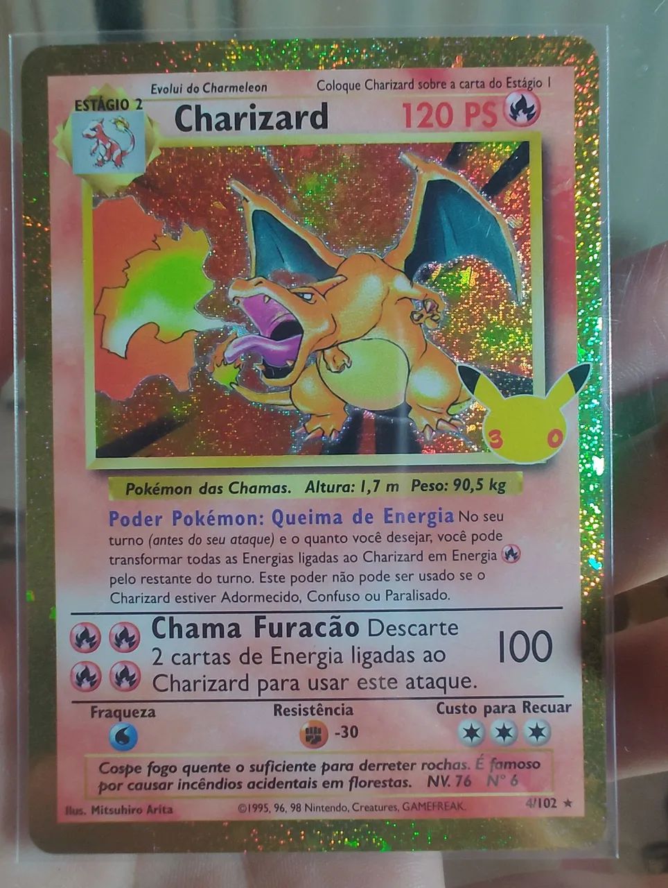 Charizard (4/202)- Foil - Pokémon 30 anos - 2026