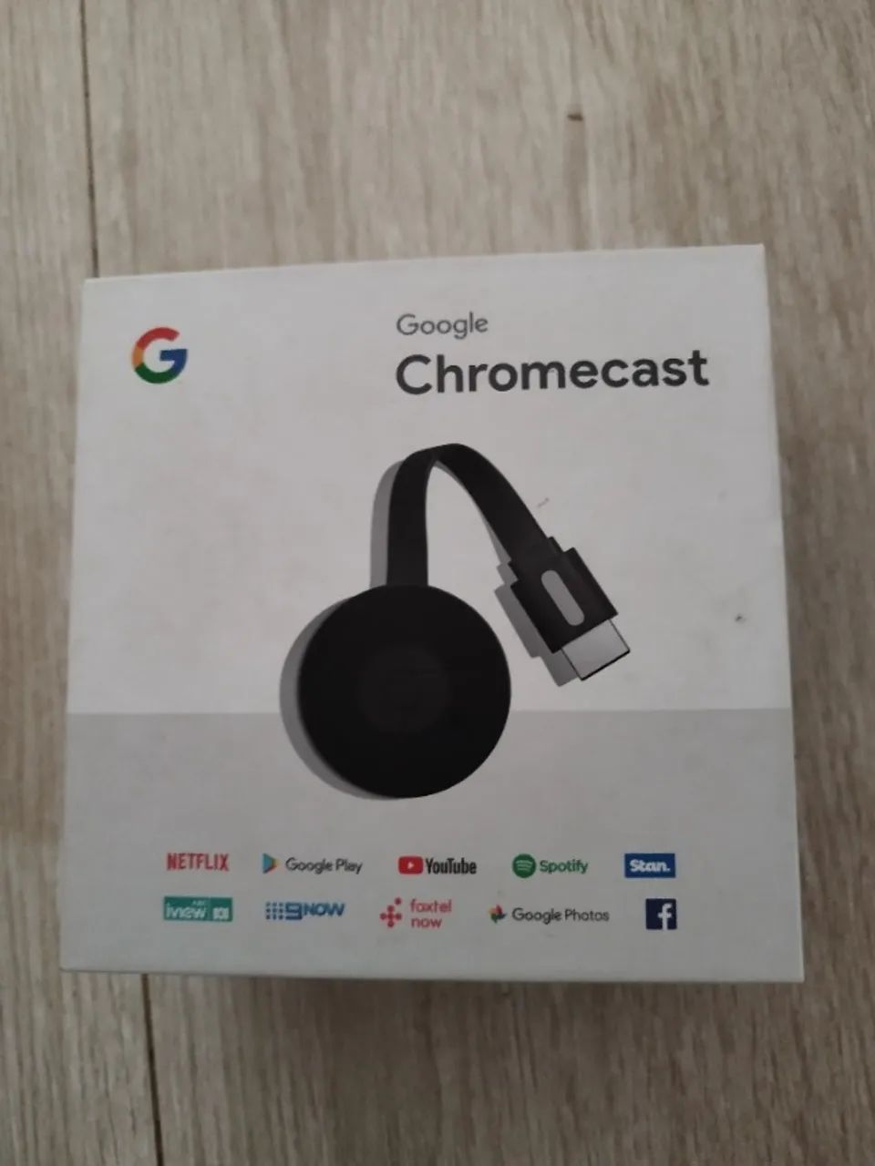 Google ChromeCast 3 Caixa 2018