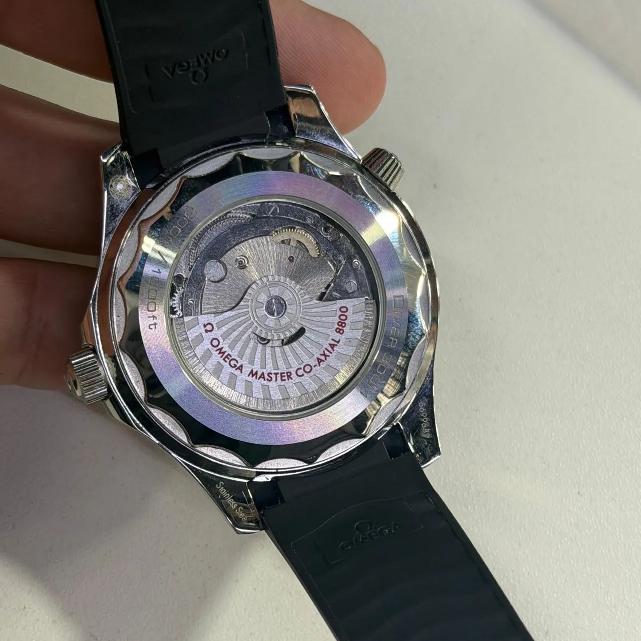 Relogio Omega Branco - Automatico - Masculino - 42mm - Silicone - Top Prem AAA+ - Foto 4