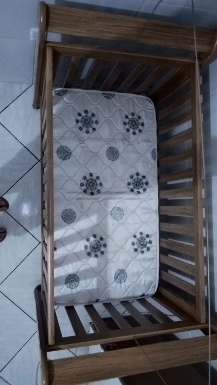 Berço 2 em 1 acompanha o colchão  - Foto 4