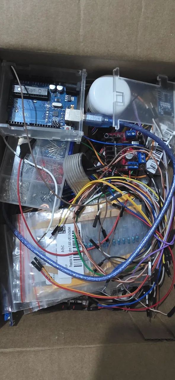 Arduino com Caixa completa