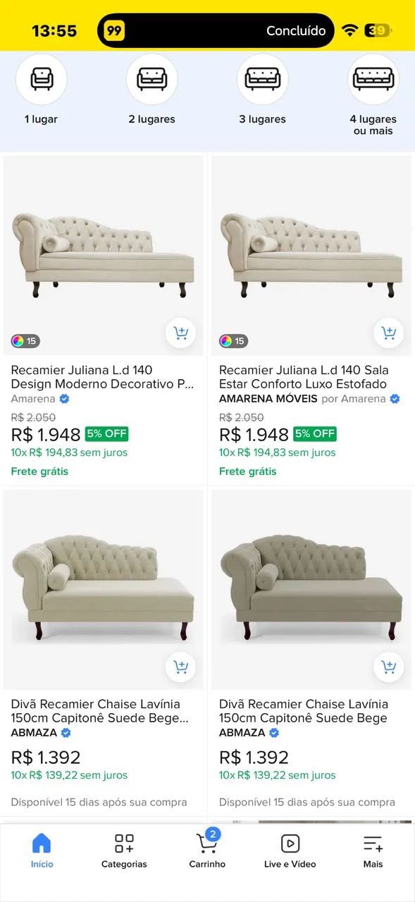 Sofá poltrona recamier  - Foto 3