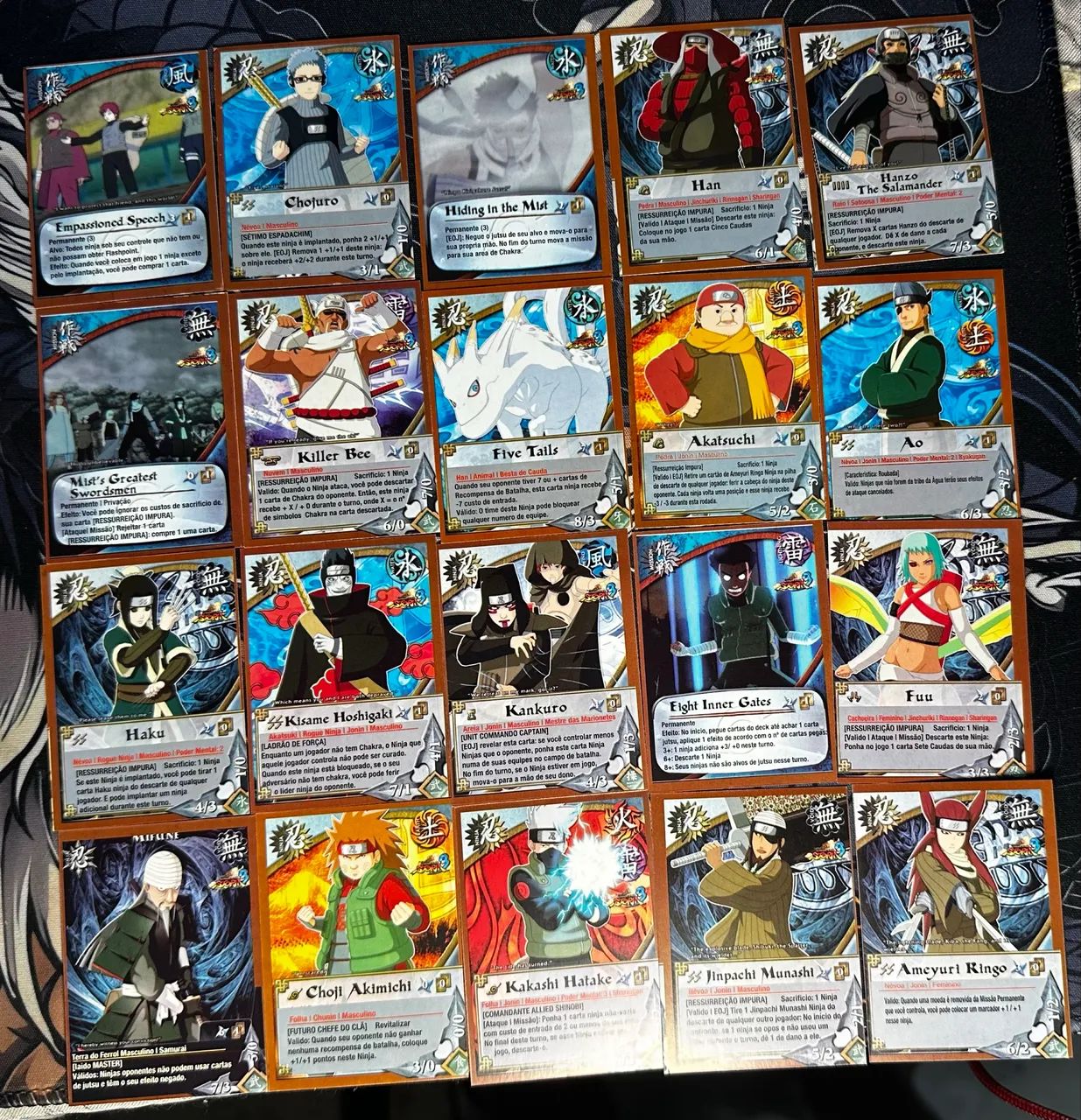Lote 818 cards Naruto - Card game - Hobbies e coleções - Parque