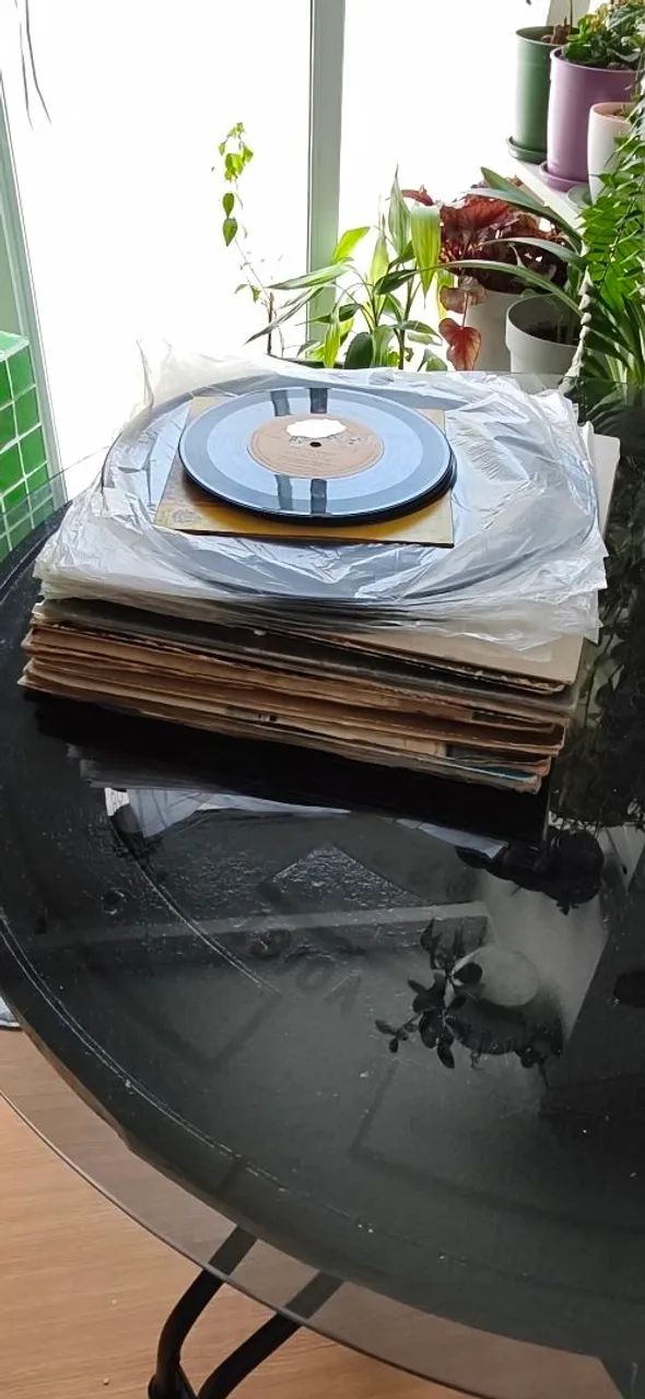 Discos de vinil usados