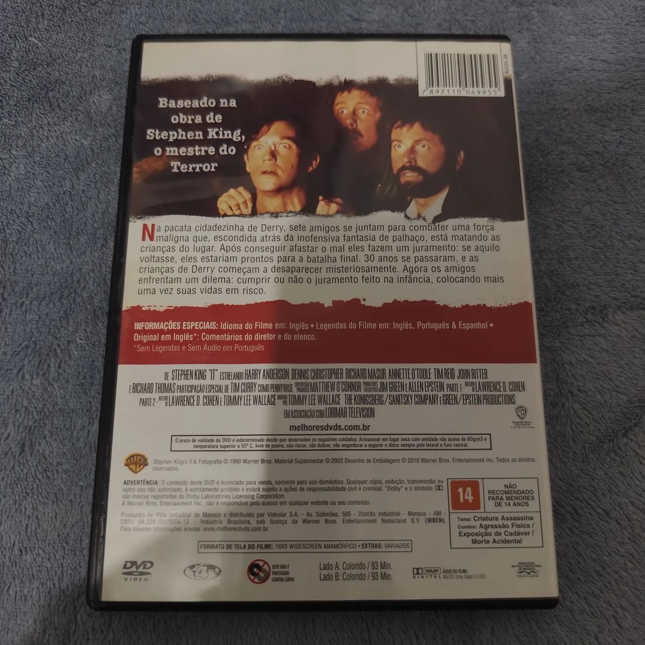 DVD IT - A Obra Prima do Medo de Stephen King (1990) - Foto 2