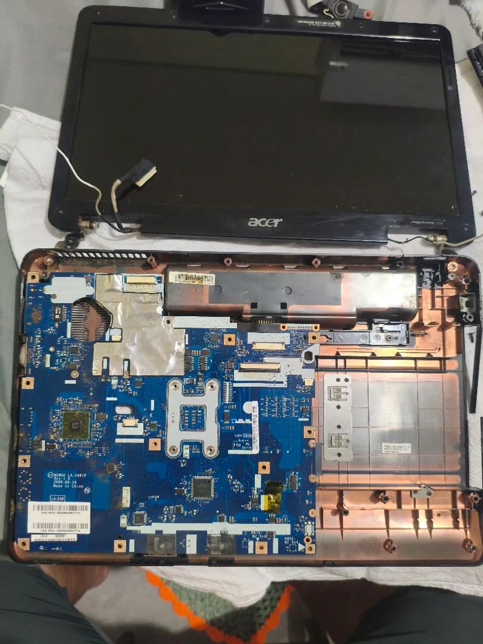 Carcaça Acer Aspire 5532 - Foto 4
