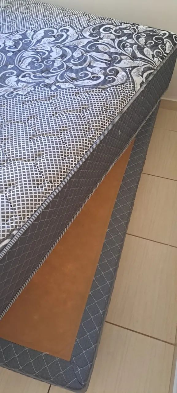 Cama Box Casal Ecoflex + Colchão | Excelente estado - Foto 5