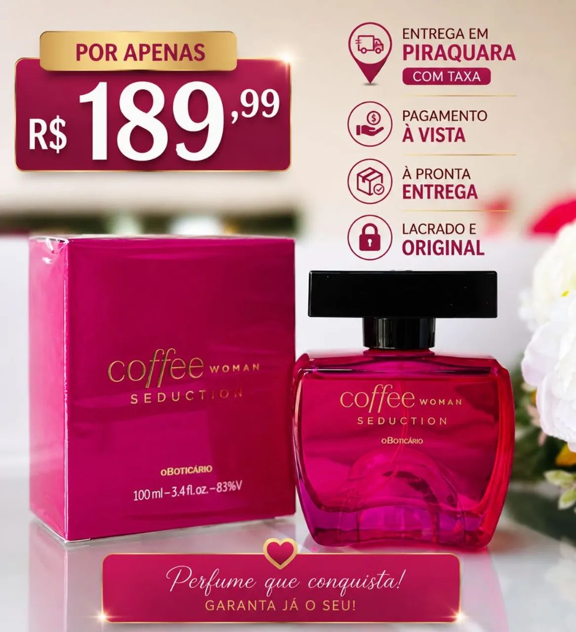 Vendo perfume boticário 