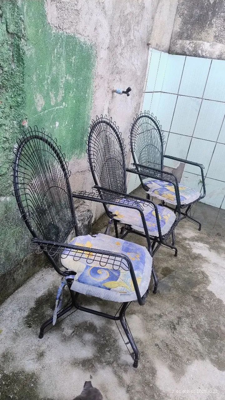 3 cadeiras tubulares  - Foto 2
