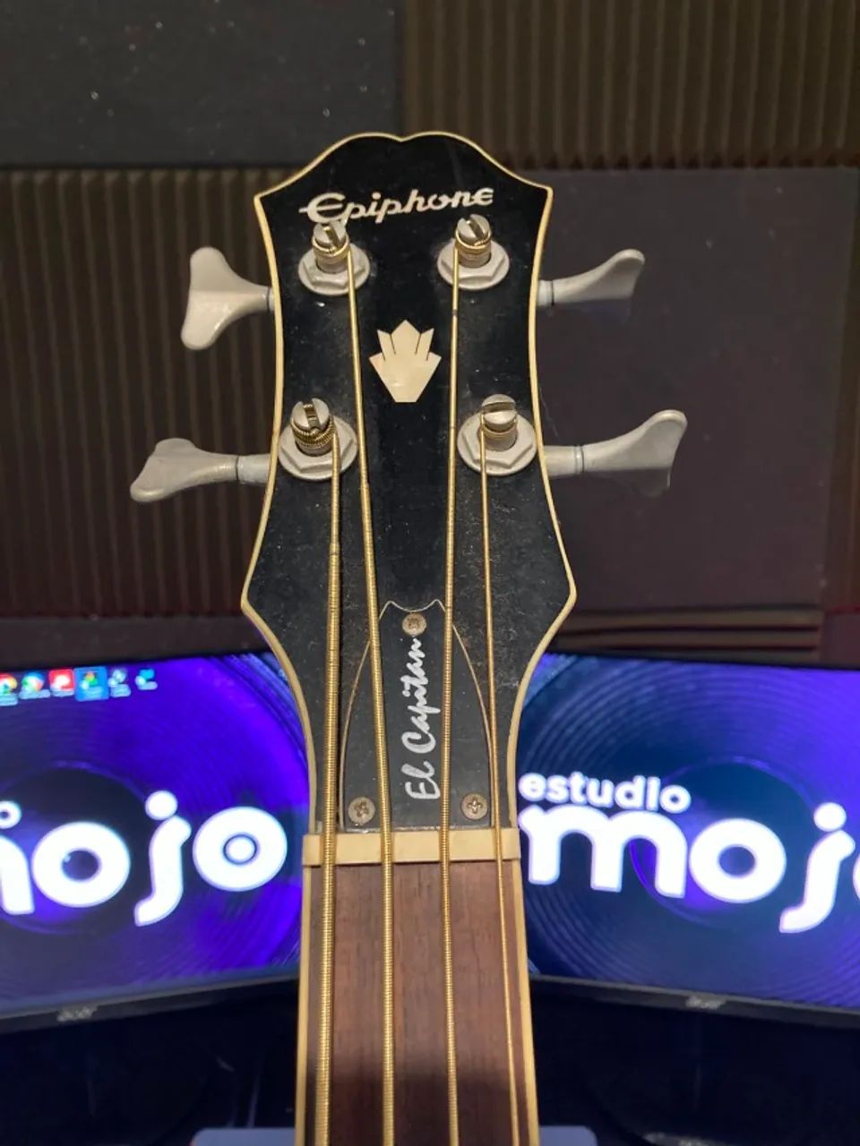 Baixolão Elétrico Epiphone El Captain EL-CAP 4C VS - Foto 3