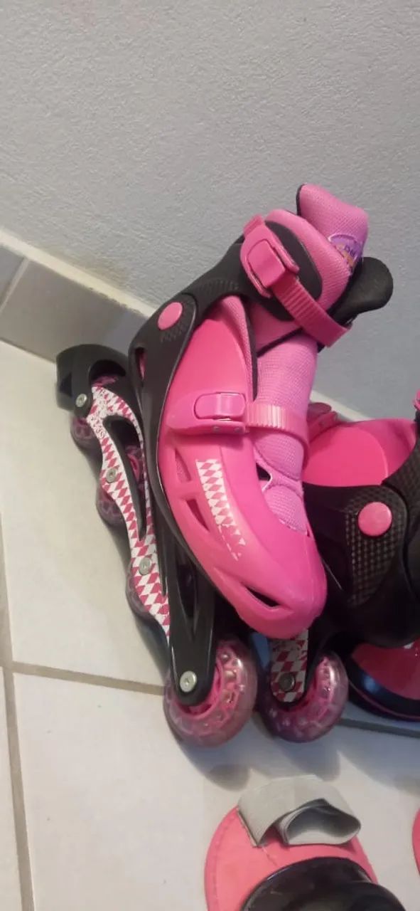 Patis infantil rosa semi novo - Foto 5