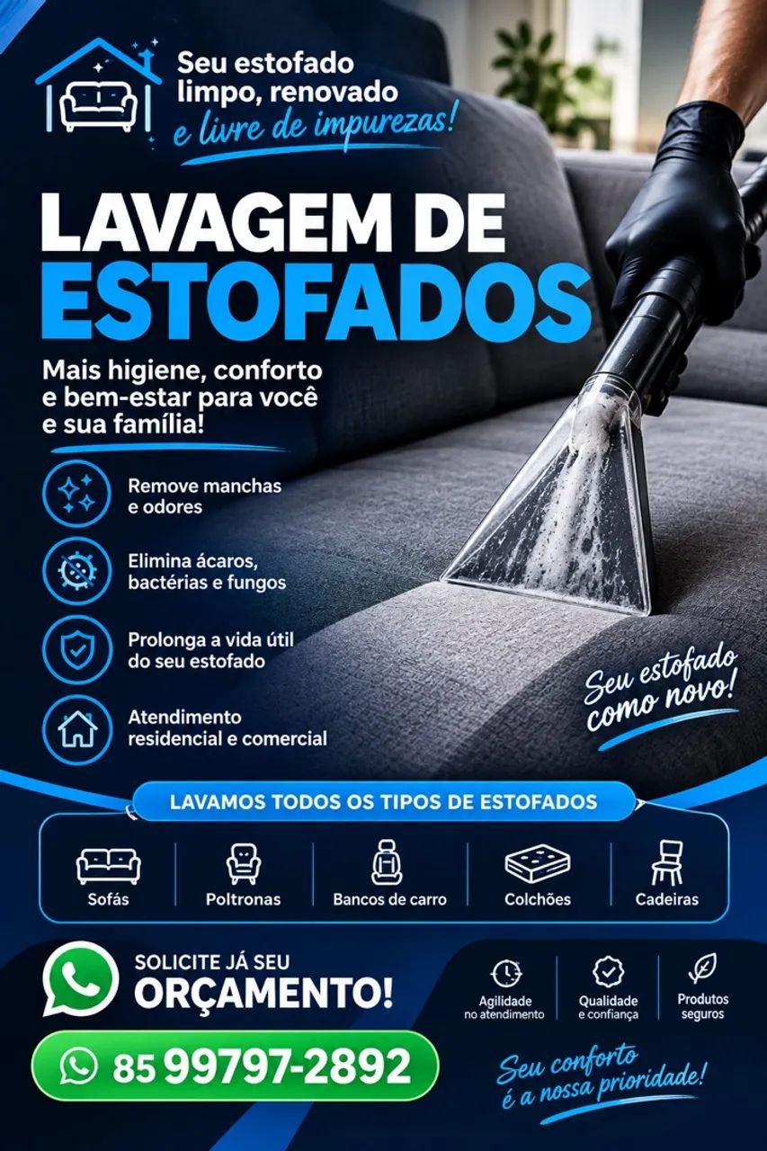 LAVAGEM DE ESTOFADOS 