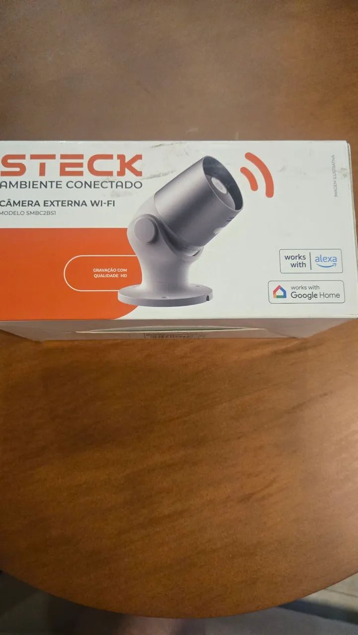 Camera Externa Wi-Fi da Steck nova - Foto 2