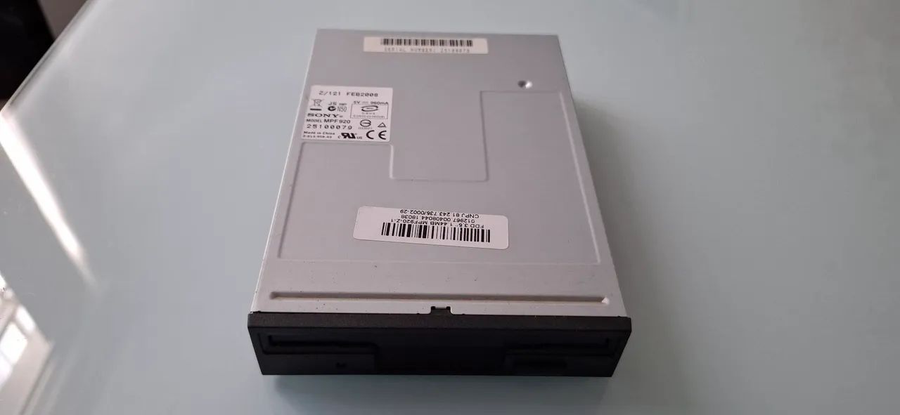 Disket usado de cpu antigo
