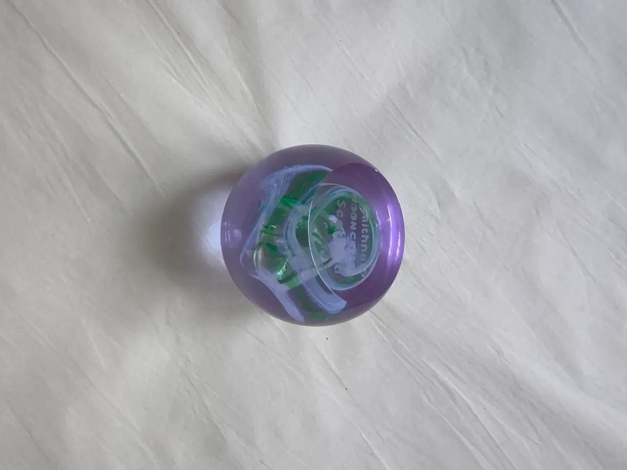 Peso de papel de cristal Caithness Moon Crystal 