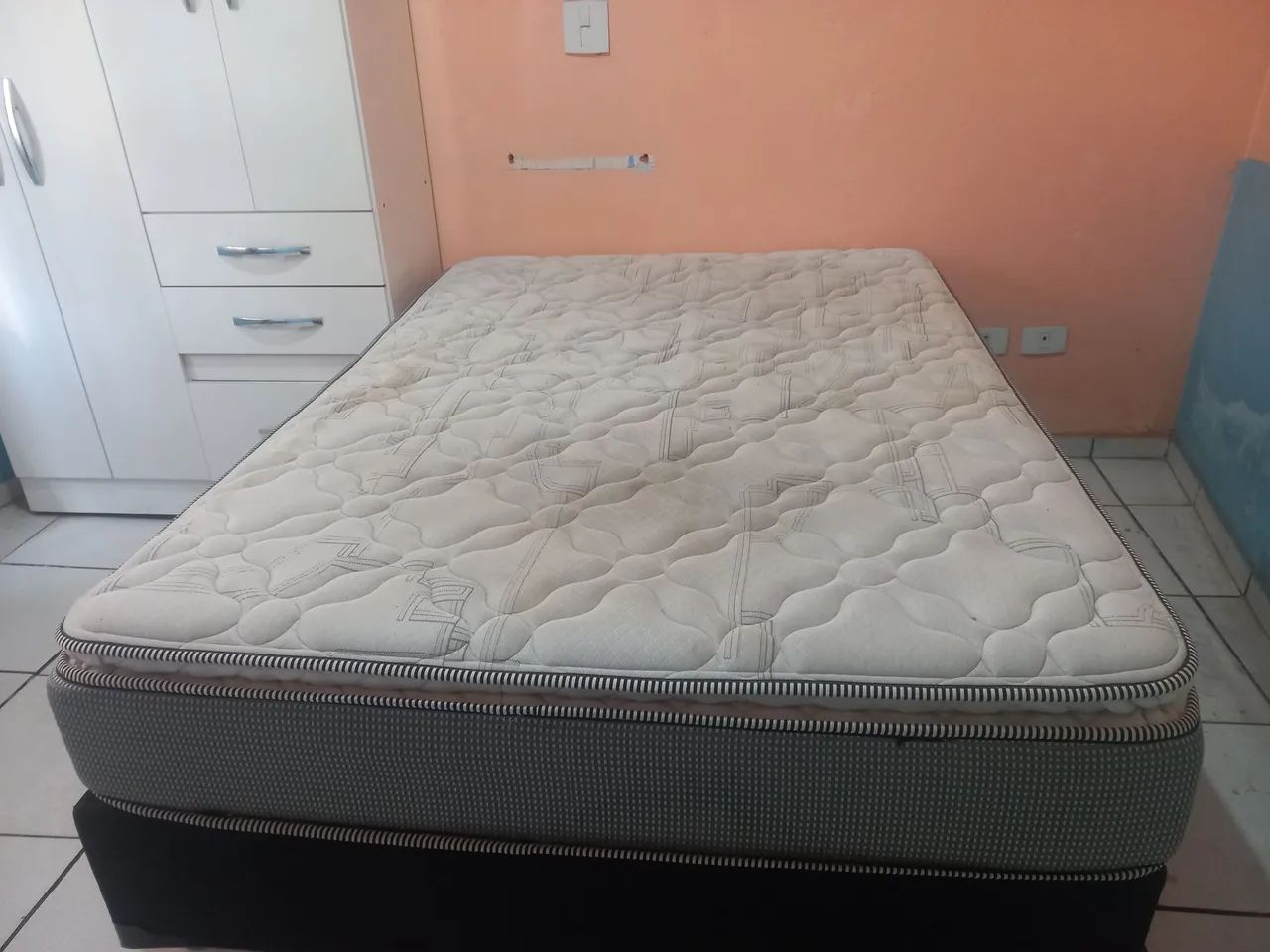 Cama casal box 1.90x1.40