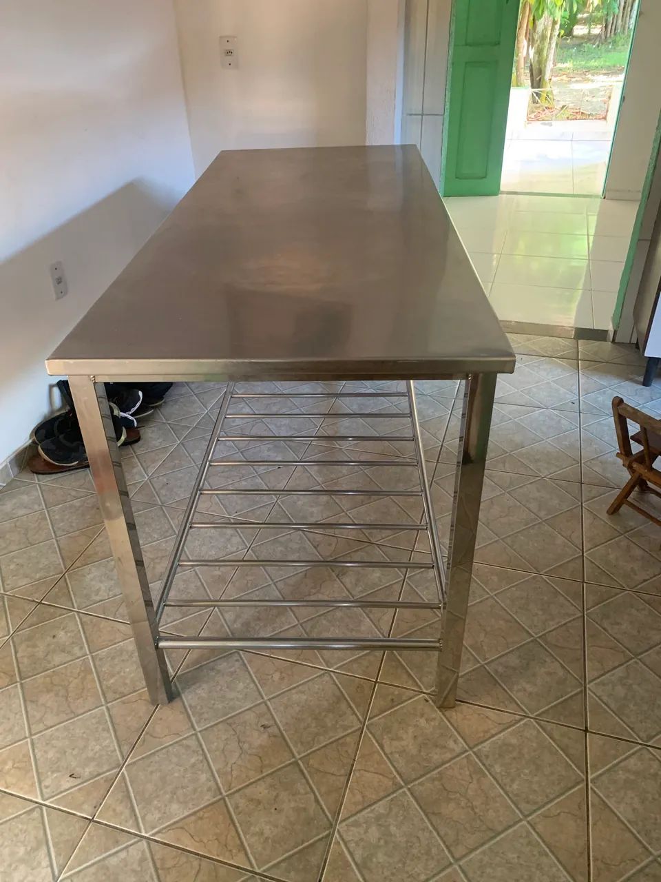 Mesa de inox  170 por 70 - Foto 3