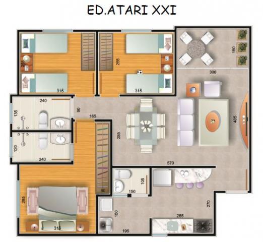Apartamento à venda com 3 dormitórios em Jardim américa, Belo horizonte cod:1141 - Foto 2