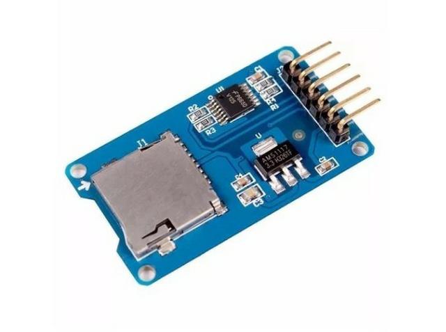 COD-AM50 Modulo Leitor Cartão Tf Micro Sd Spi Arduino - Automação - Robotica