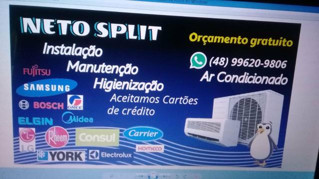 Instalação, Higienização ar Split,nocartão