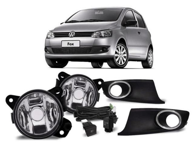 Kit Farolete Fox 2014 com Botão Original Quadrado