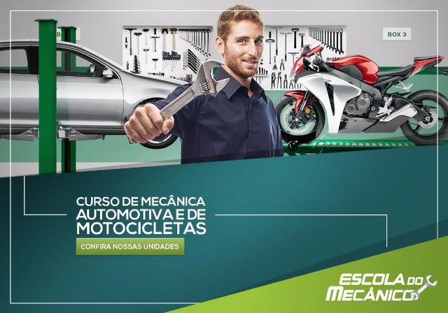 Curso de Mecânica completa de Carro e Moto em São José dos Campos - SP