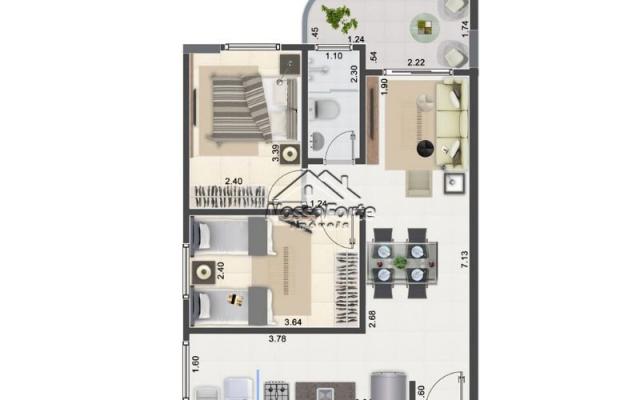 Lançamento Apartamento na Aviação em Praia Grande - Foto 11