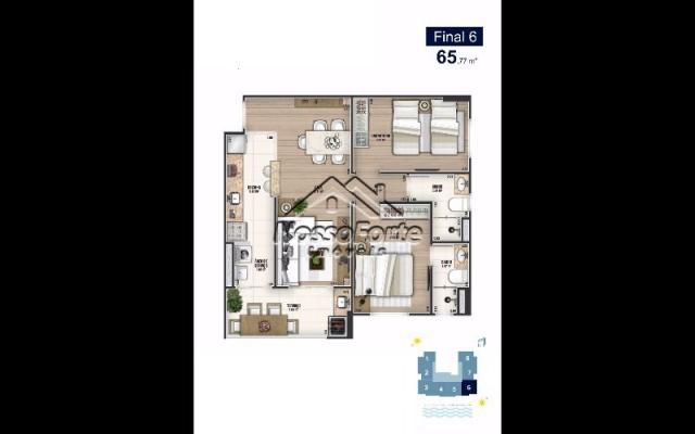 Lançamento Apartamento Vista Para o Mar no Caiçara em Praia Grande - Foto 17