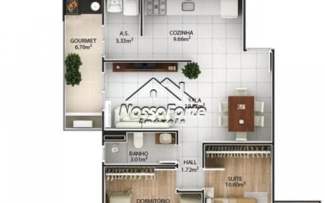 Apartamento no Boqueirão Lançamento em Praia Grande - Foto 14