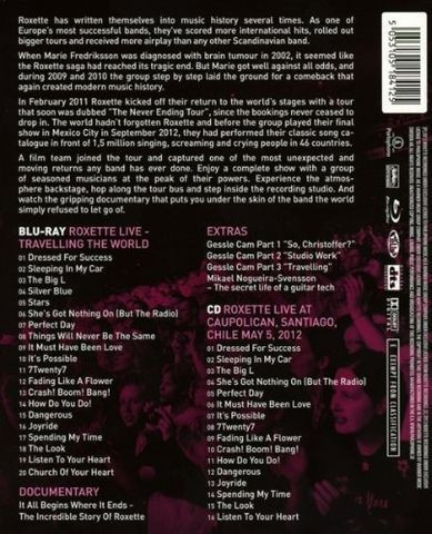 Blu Ray - Roxette Live Travelling the World (Autorado) - Foto 2