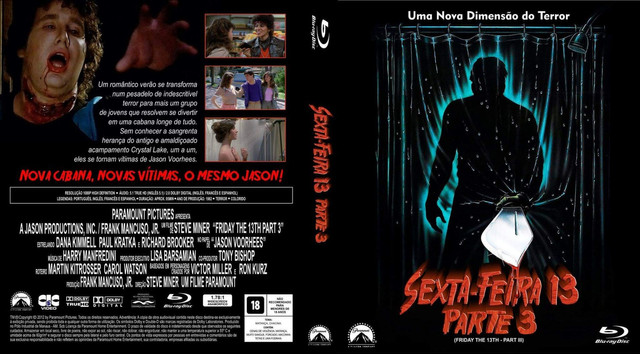 Sexta feira 13 coleção bluray com dublagem e legenda inserida - Foto 3