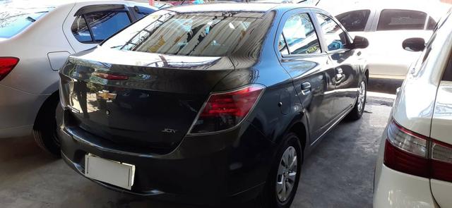 Prisma Joy 1.0 Cinza 2019 / completo - com ou sem entrada - flex+gnv - Foto 14
