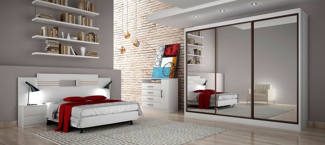Quarto roupeiro casal 100% MDF - Foto 4