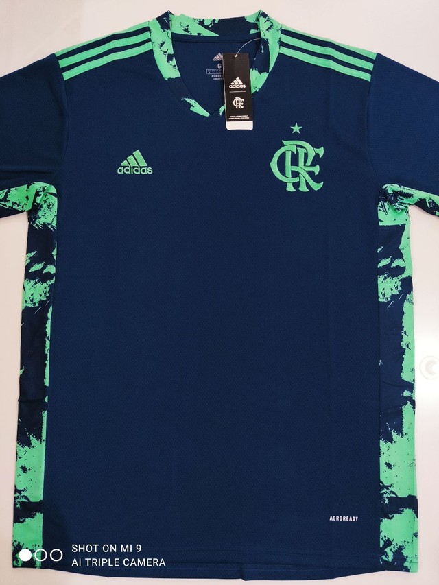 camisa flamengo goleiro azul