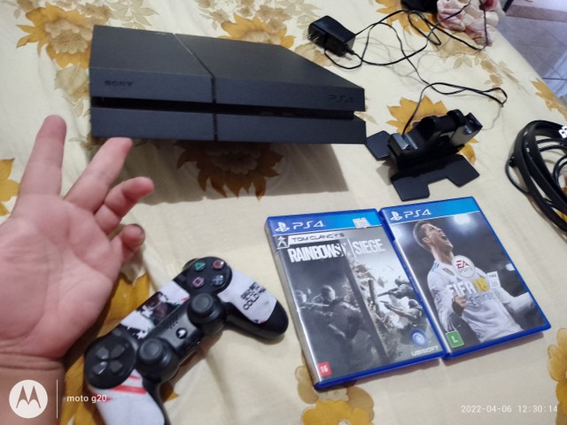 Vendo ps4 fat preto fosco com 500 gb - Videogames - Agudos 1017003784 | OLX