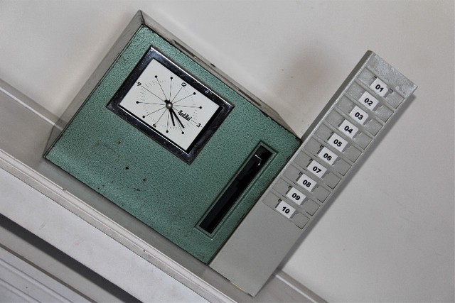 Relógio de Ponto Rodbel 2055OP com Chapeira - Anos 70