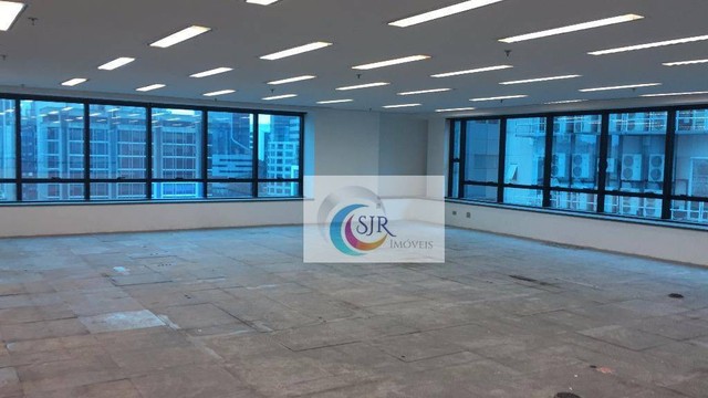 Conjunto comercial de 474m² de área útil em vão livre, piso elevado, forro de gesso, lumin - Foto 3
