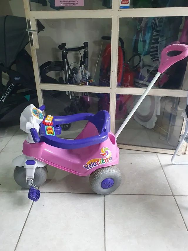 Triciclo infantil menina tamanho maior